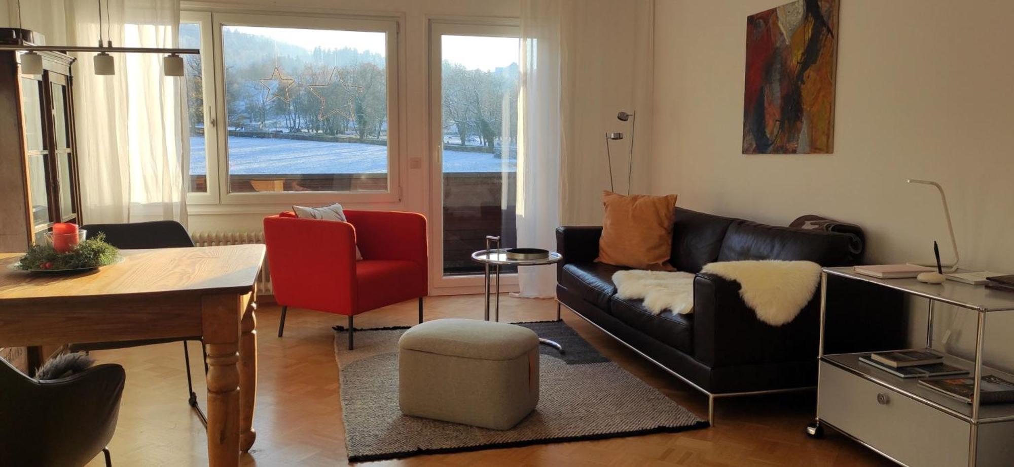 Ferienwohnung Belchenblick ชเตาเฟิน เอม บรายสเกา ภายนอก รูปภาพ